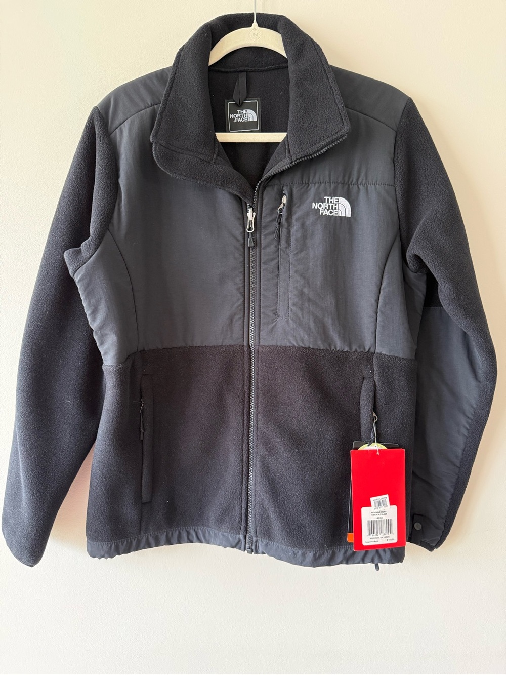 The North Face Denali Jacket Black/Black Women’s Large NWT